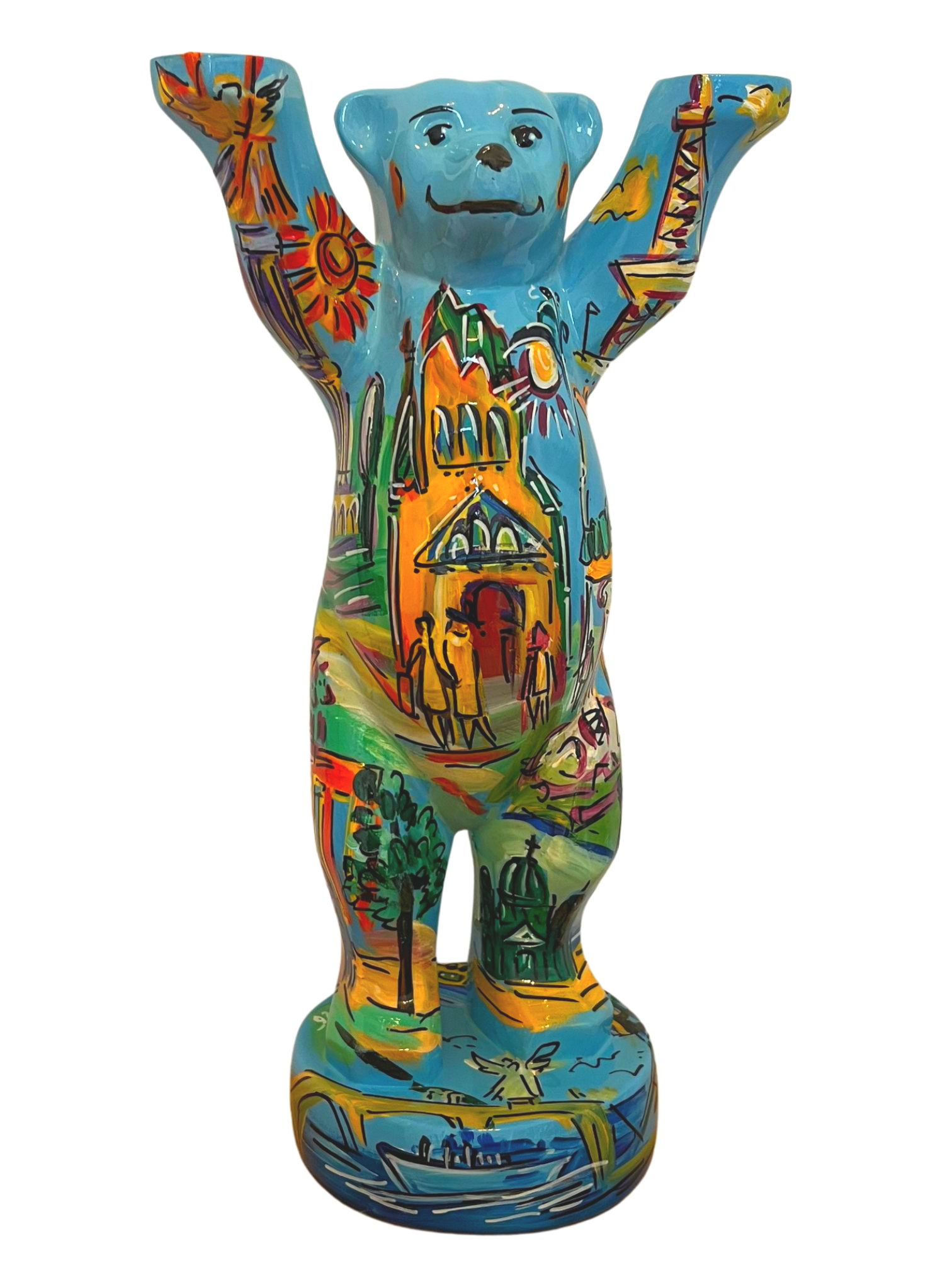 Berlin blue sky, 33cm