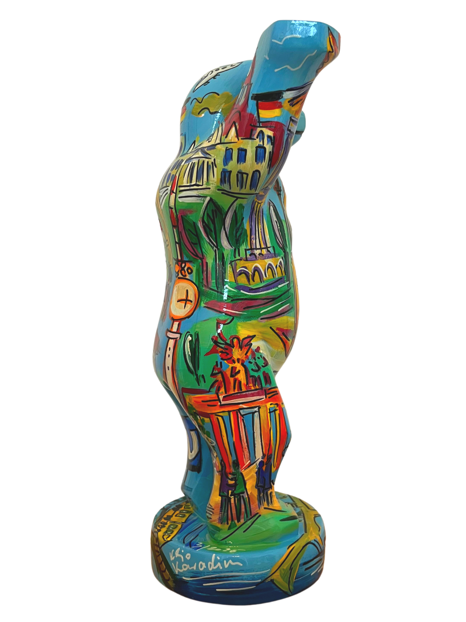 Berlin blue sky, 33cm