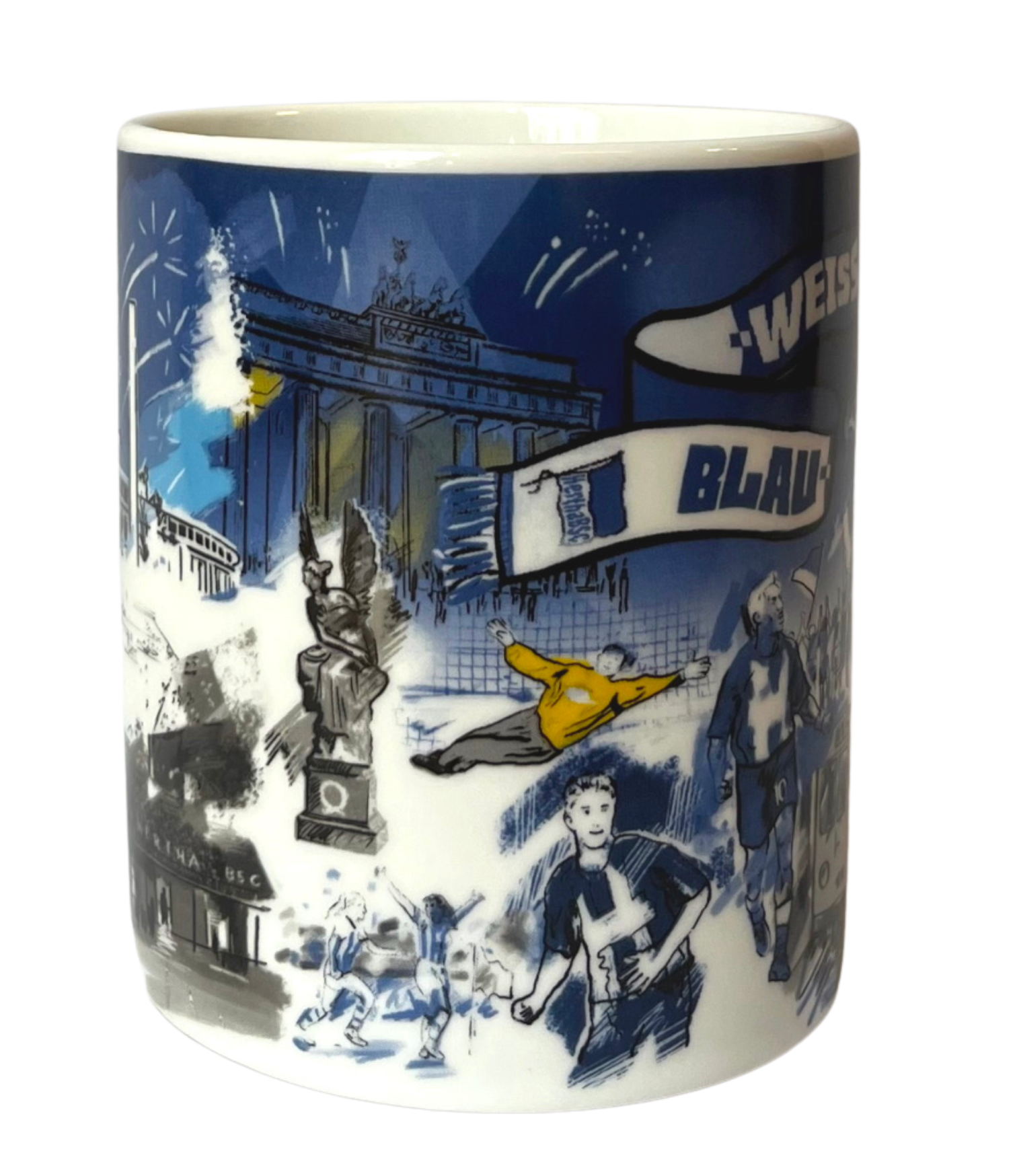 Tasse Hertha Blau-Weiß Tasse Hertha Blau-Weiß