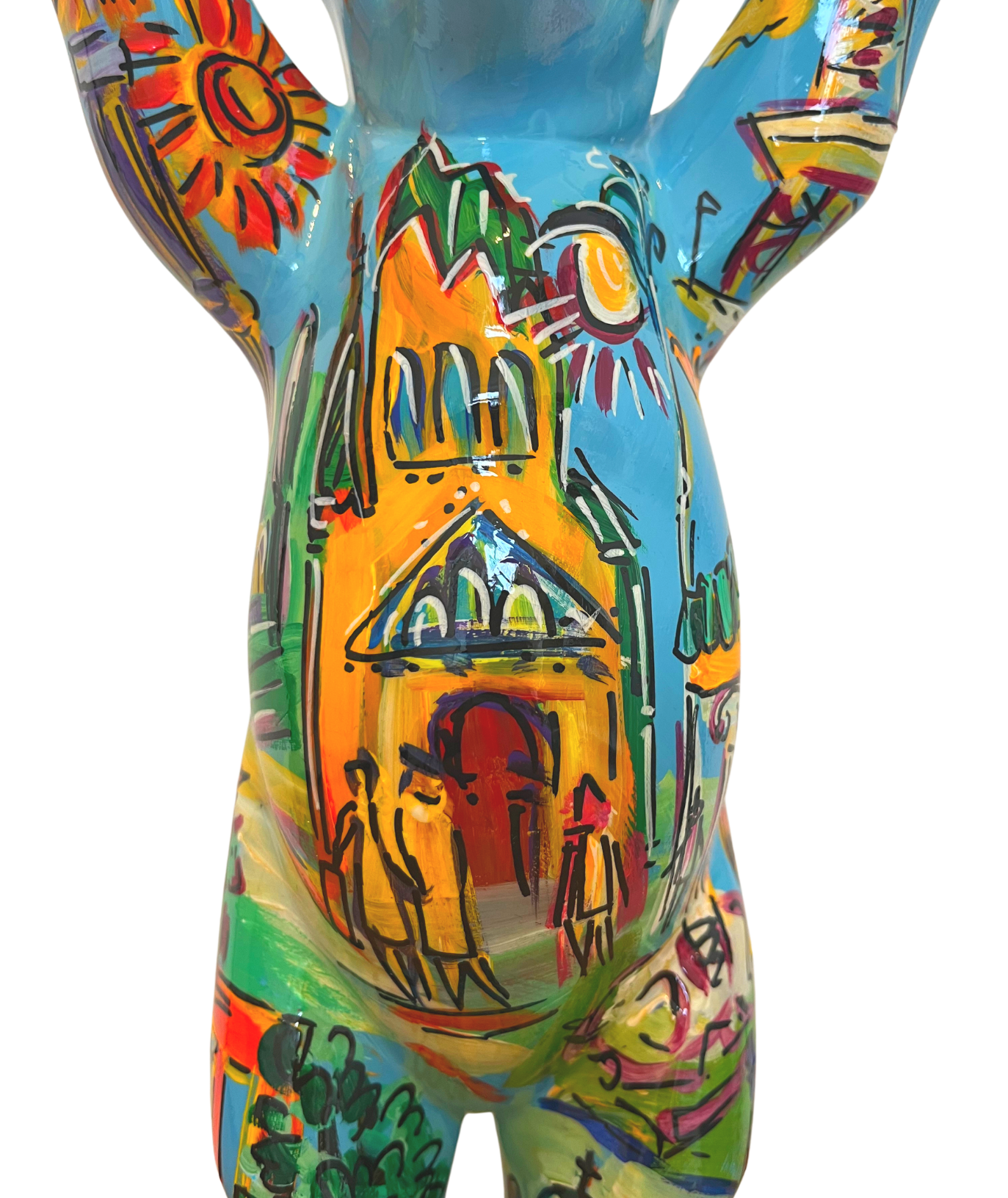 Berlin blue sky, 33cm