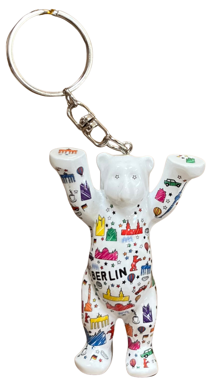 Key ring, Berlin Scribble