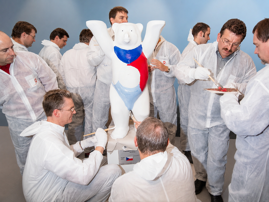 Buddy Bär Malevent – Workshop mit 1-Meter-Bären