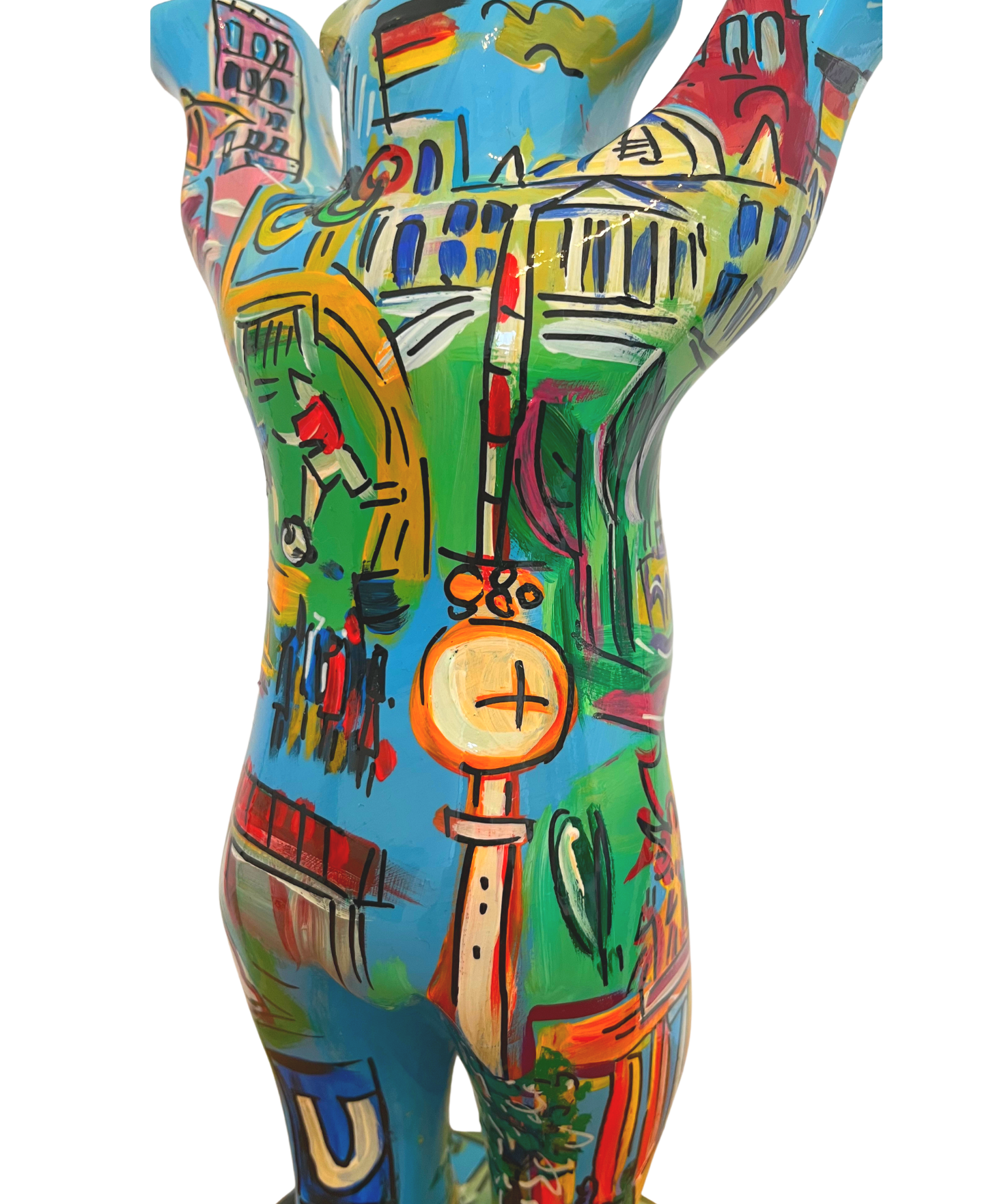 Berlin blue sky, 33cm