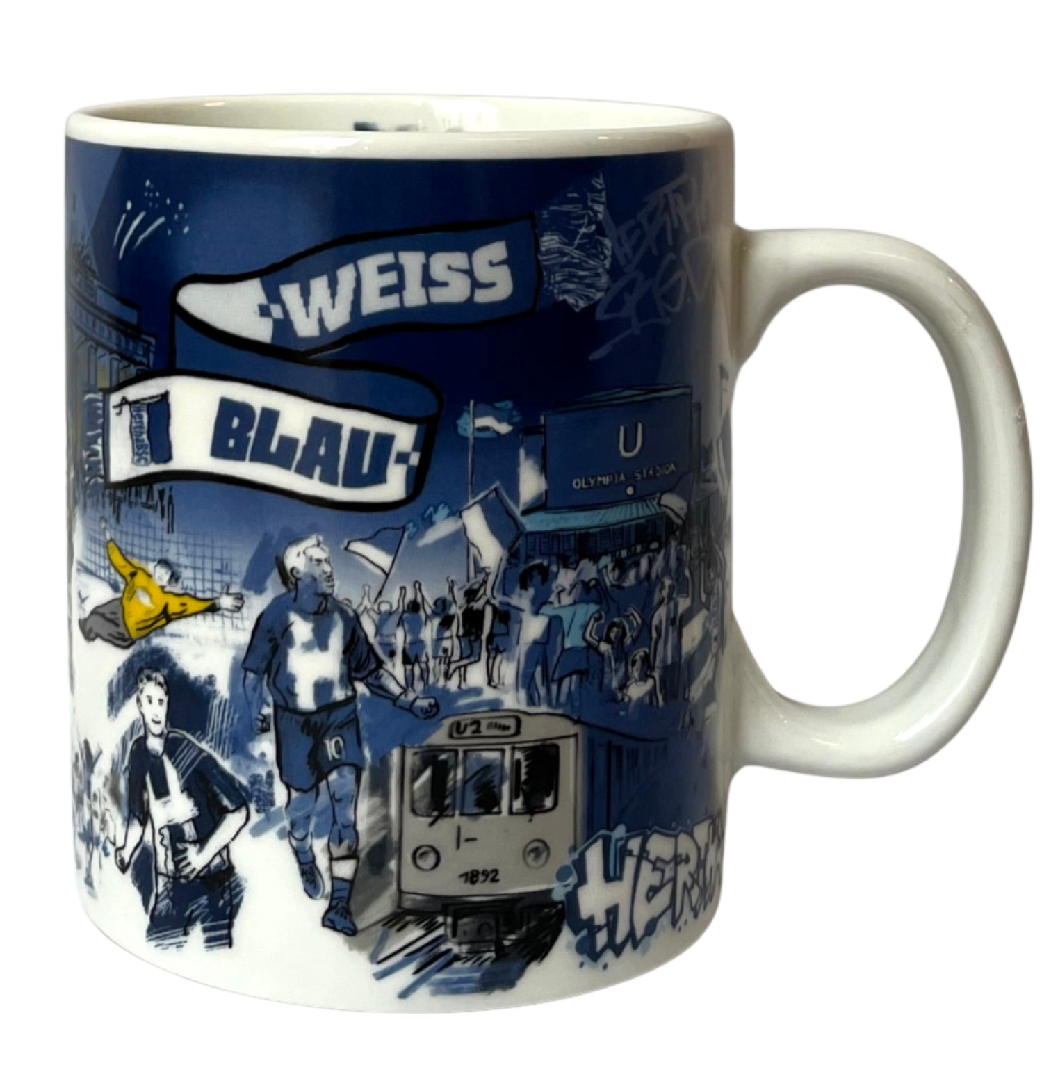 Tasse Hertha Blau-Weiß