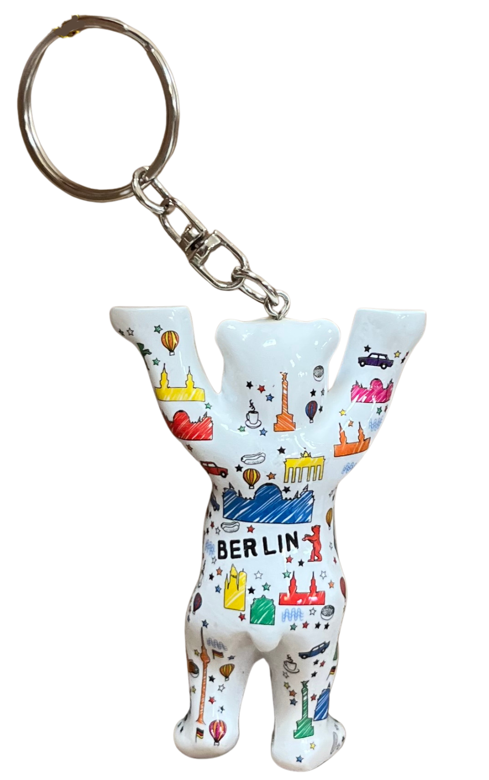 Schlüsselanhänger Berlin Scribble