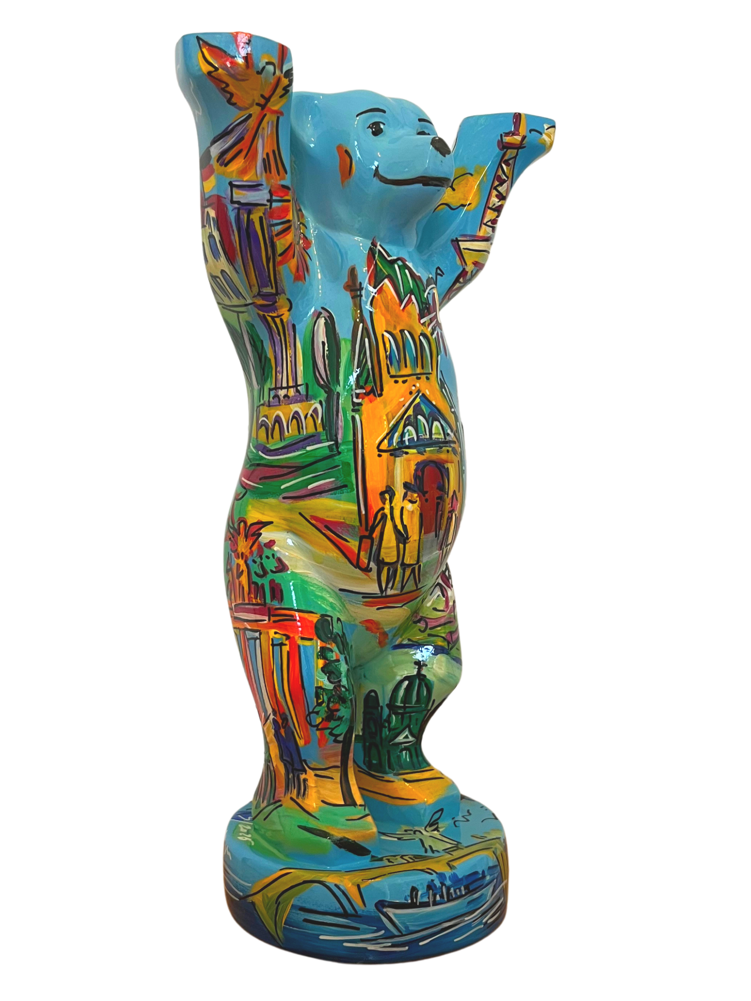 Berlin blue sky, 33cm