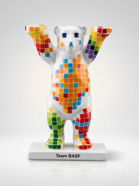 Individueller Buddy Bär als Sonderanfertigung für ein Unternehmen