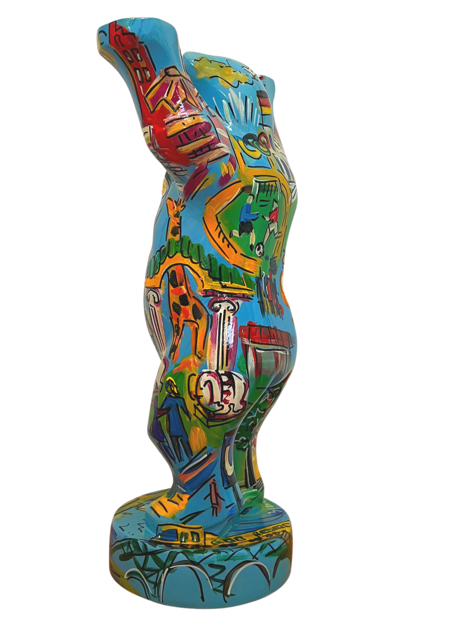 Berlin blue sky, 33cm