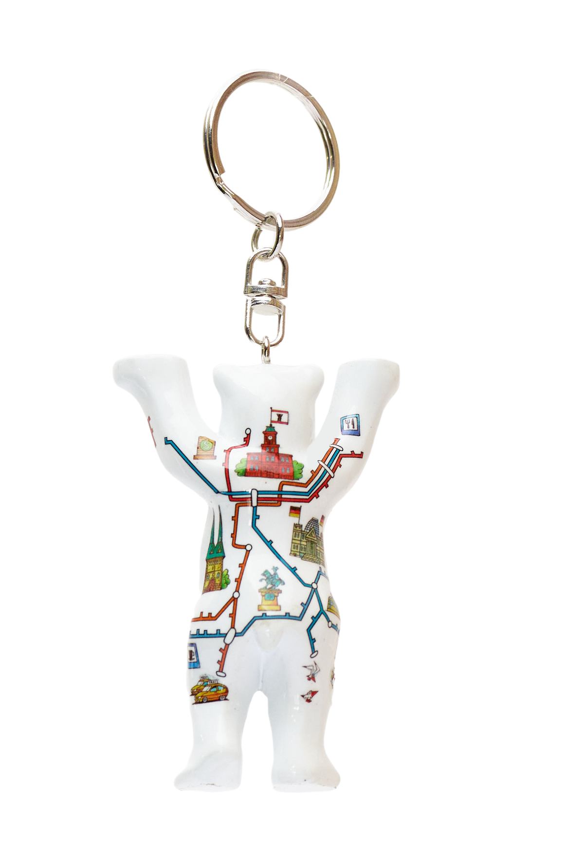 Comic Netz, Keyring, 6 cm